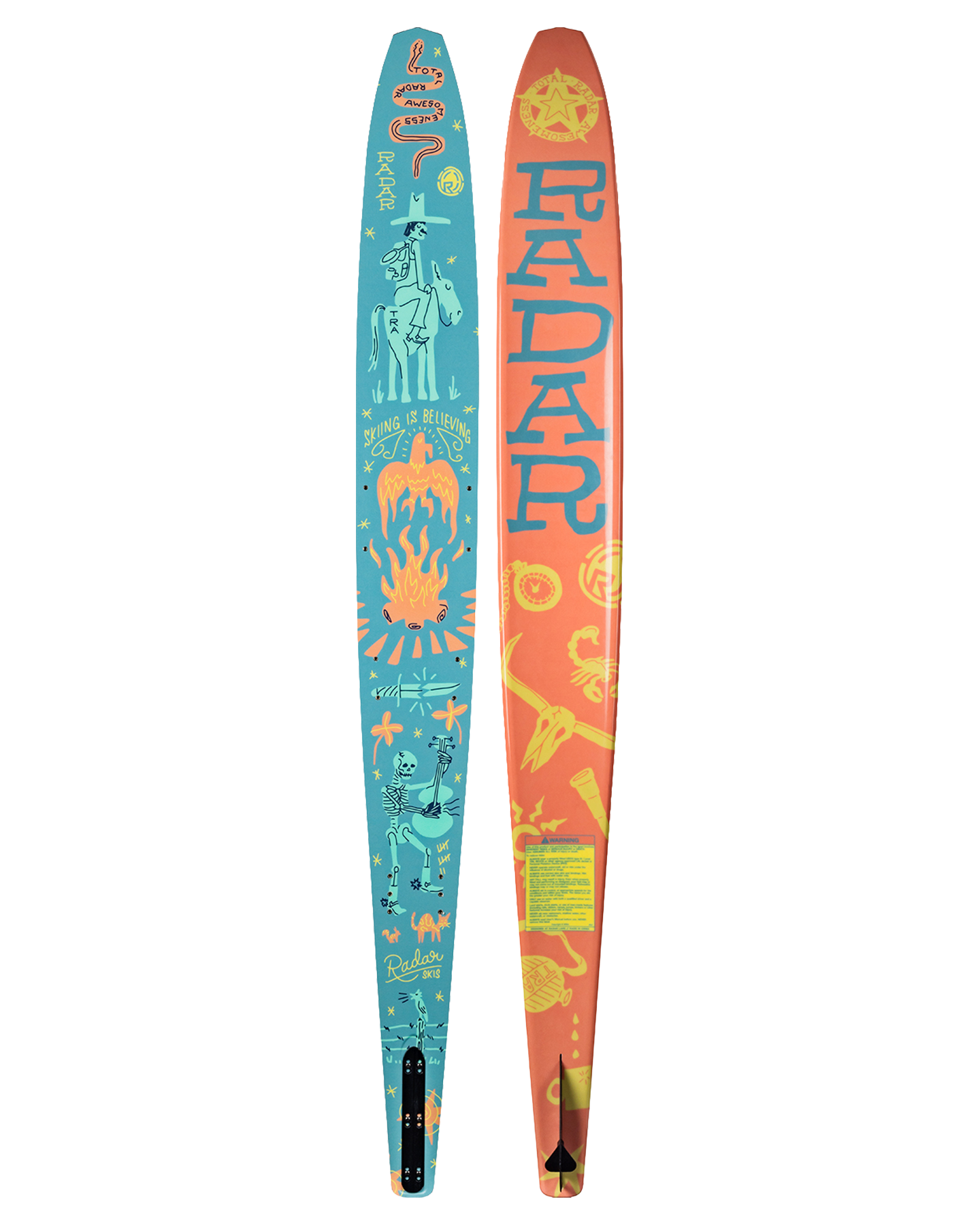 Radar TRA Boys' Waterski - 2026 Waterskis - Trojan Wake Ski Snow