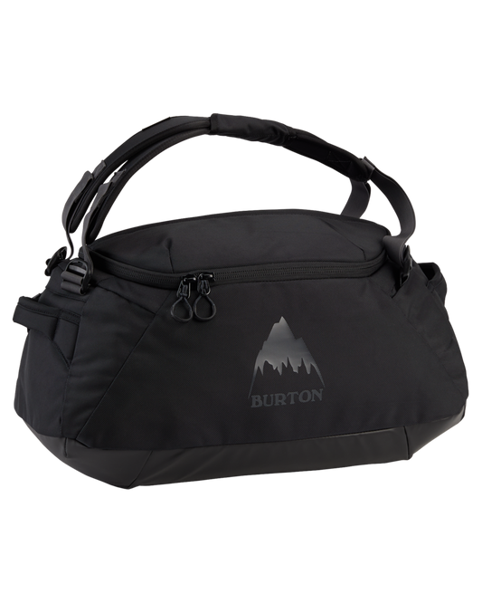 Burton Multipath 40L Small Duffel Bag - True Black Ballistic Luggage Bags - Trojan Wake Ski Snow