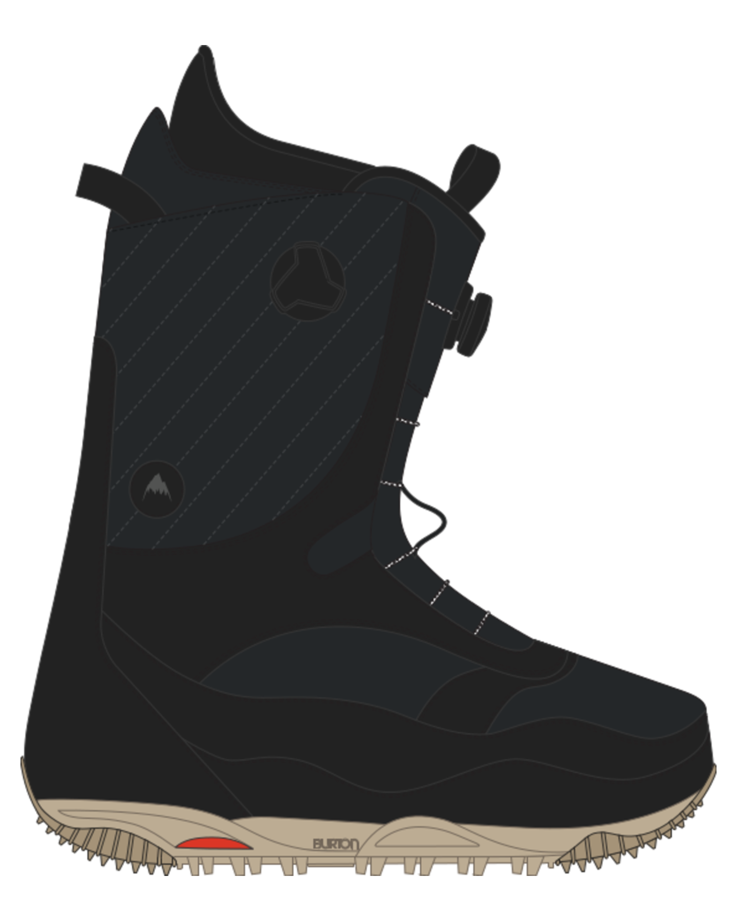 Burton Women's Limelight Boa® (Wide) Snowboard Boots - Black Women's Snowboard Boots - Trojan Wake Ski Snow