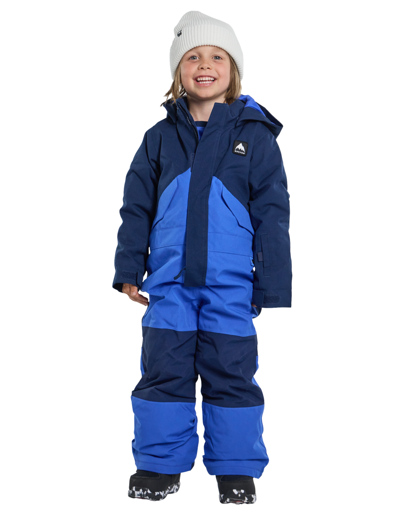 Burton Toddlers' 2L Snow One Piece - Dress Blue/Amparo Blue Kids' Snow Onesies - Trojan Wake Ski Snow