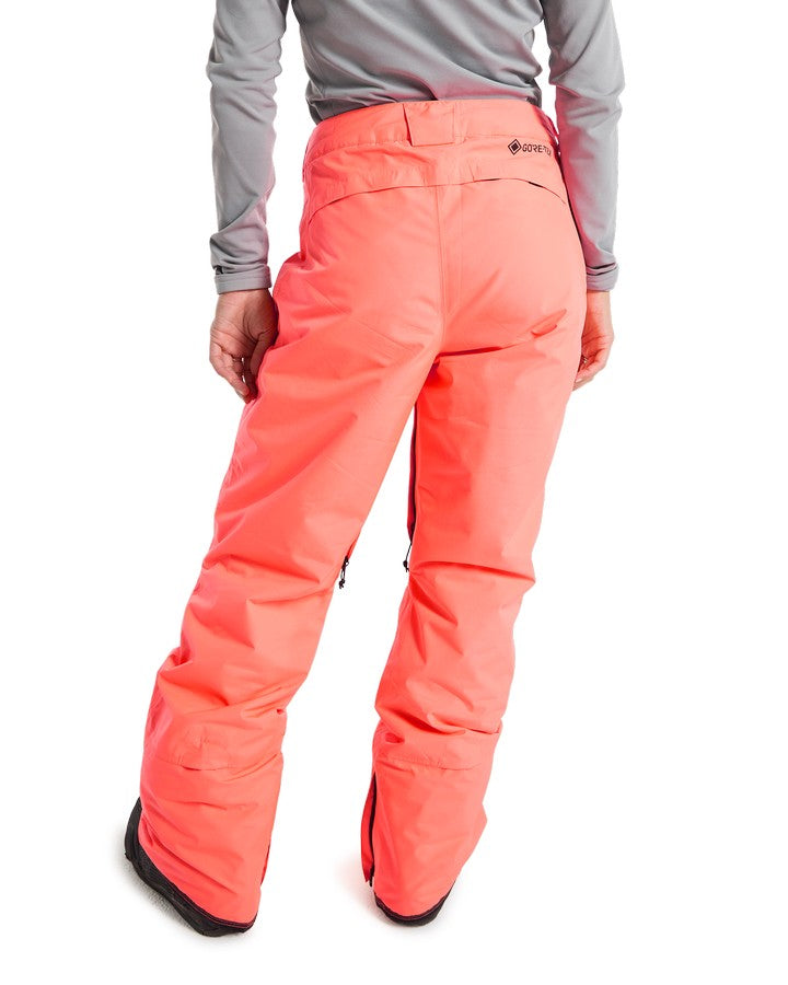 Burton Women's Powline GORE-TEX® 2L Insulated Pants - Tetra Orange Women's Snow Pants - Trojan Wake Ski Snow