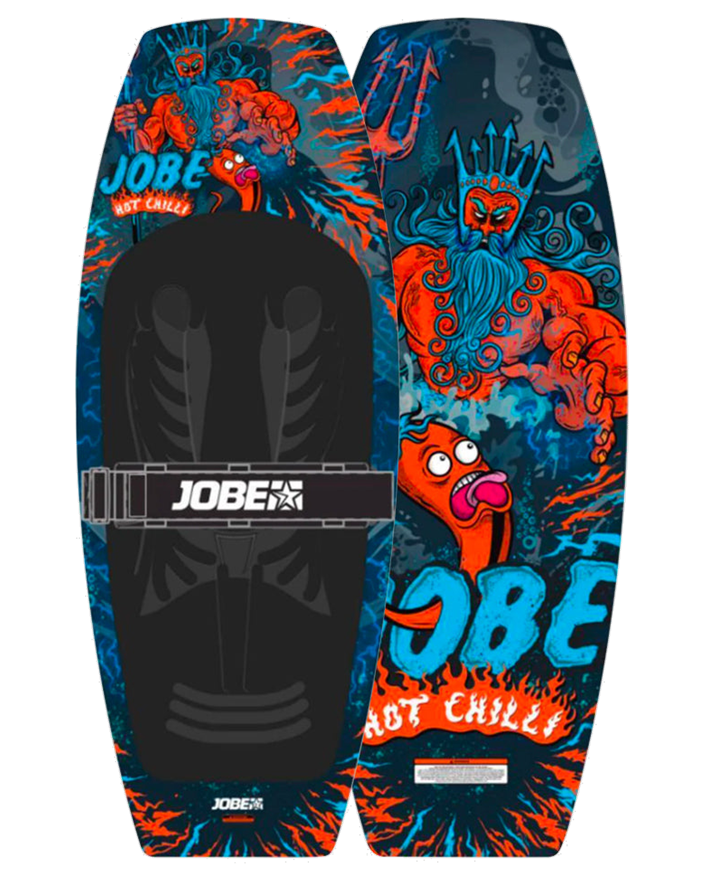 Jobe Hot Chilli Poseidon Kneeboard Kneeboards - Trojan Wake Ski Snow