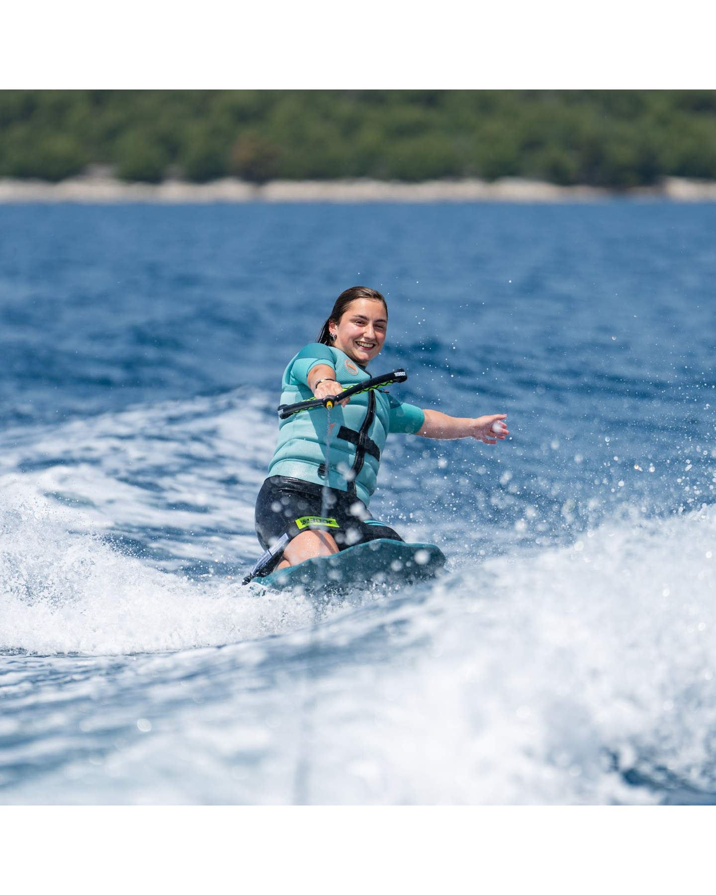 Jobe Slash Kneeboard - Atlantic Green Kneeboards - Trojan Wake Ski Snow