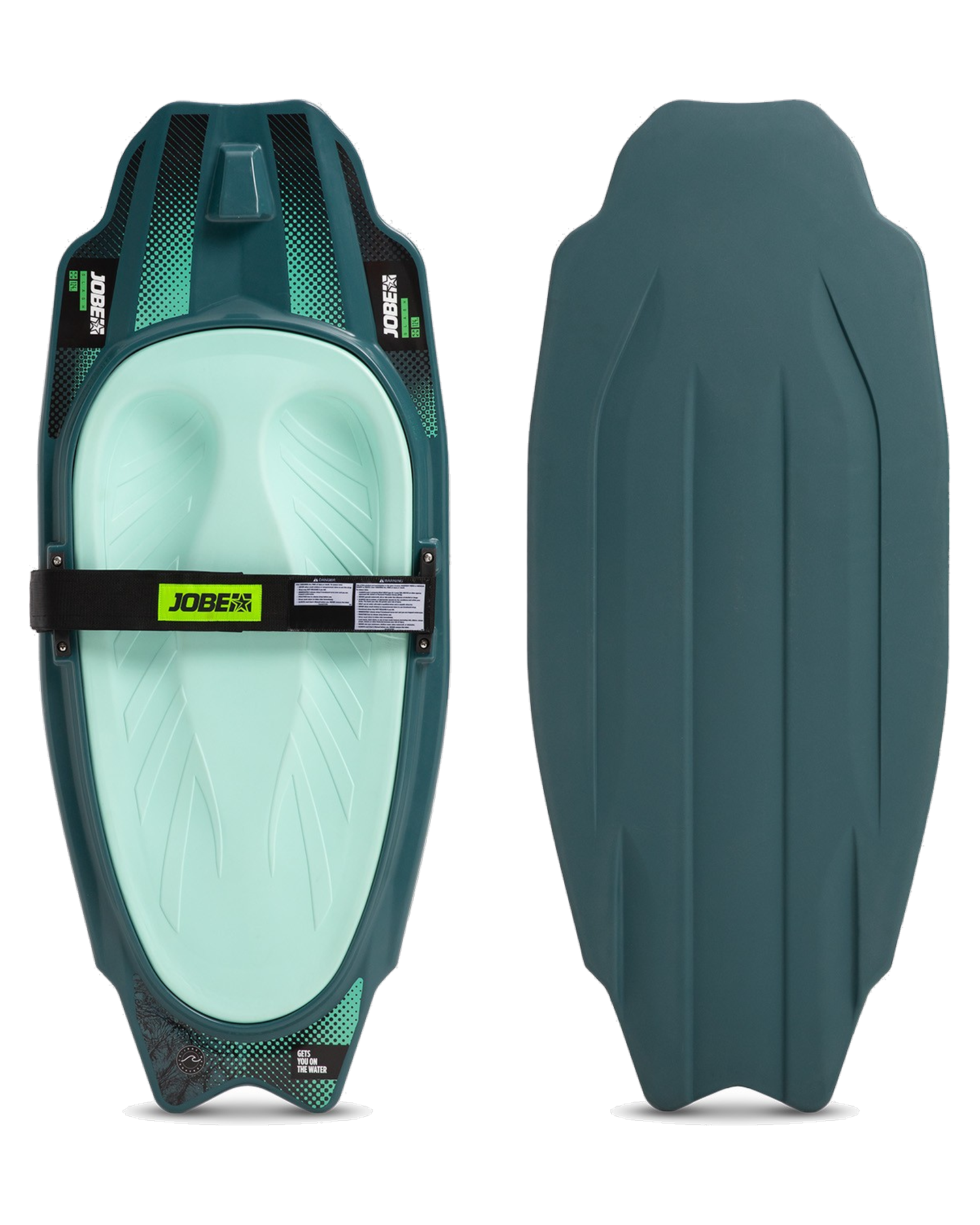 Jobe Slash Kneeboard - Atlantic Green Kneeboards - Trojan Wake Ski Snow