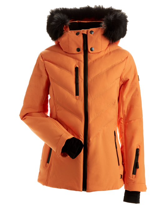 Nils Sundace Faux Fur Women's Snow Jacket - Apricot Women's Snow Jackets - Trojan Wake Ski Snow