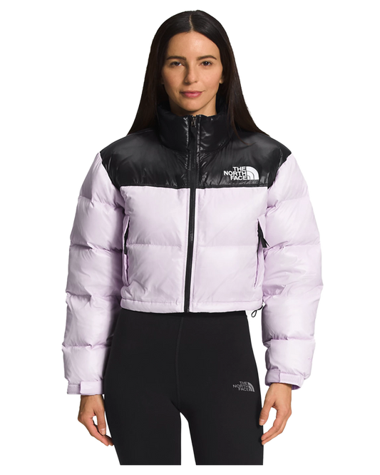 The North Face Women's Nuptse Short Jacket - Lavender Fog Jackets - Trojan Wake Ski Snow