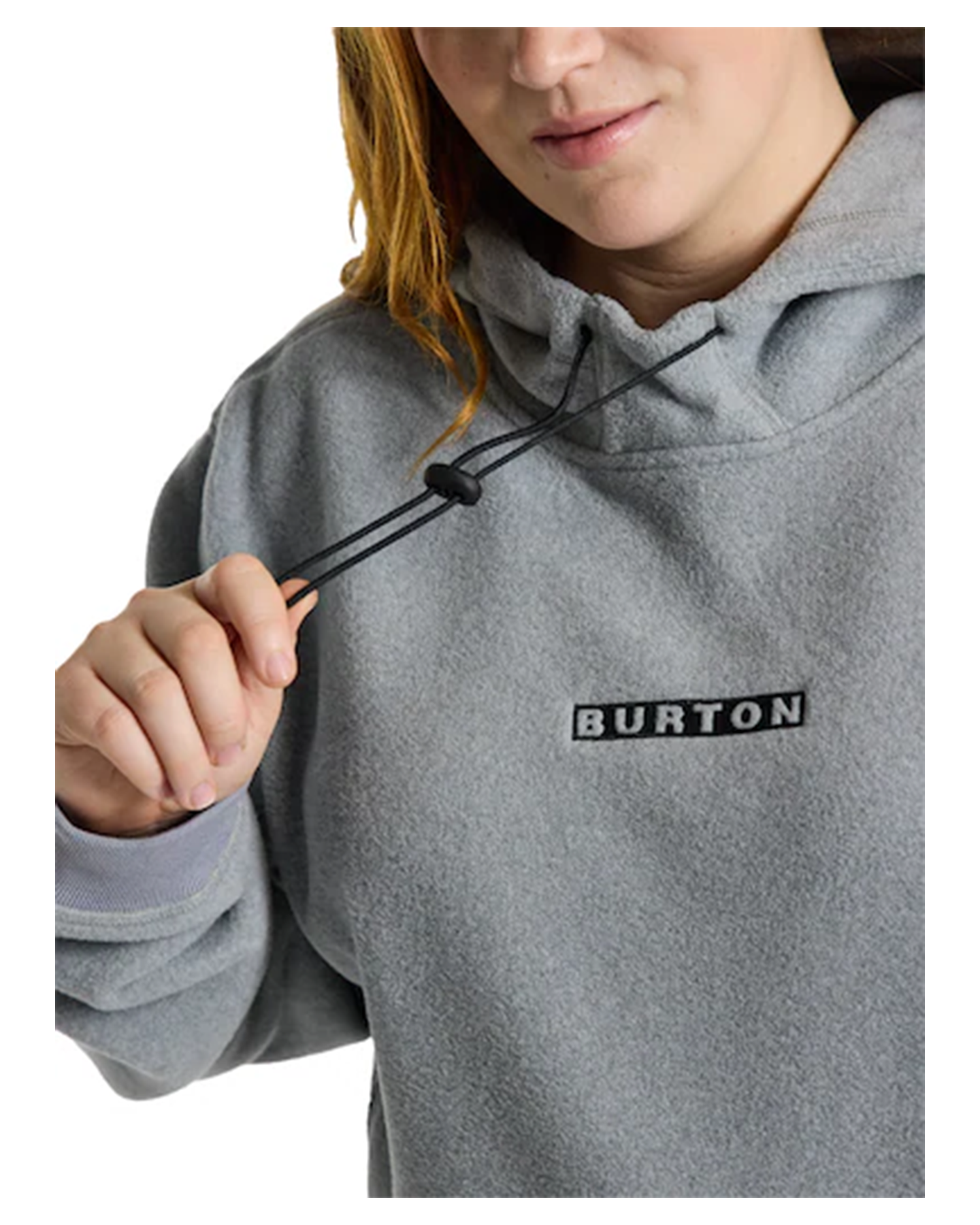 Burton Cinder Hooded Pullover - Gray Heather Hoodies & Sweatshirts - Trojan Wake Ski Snow