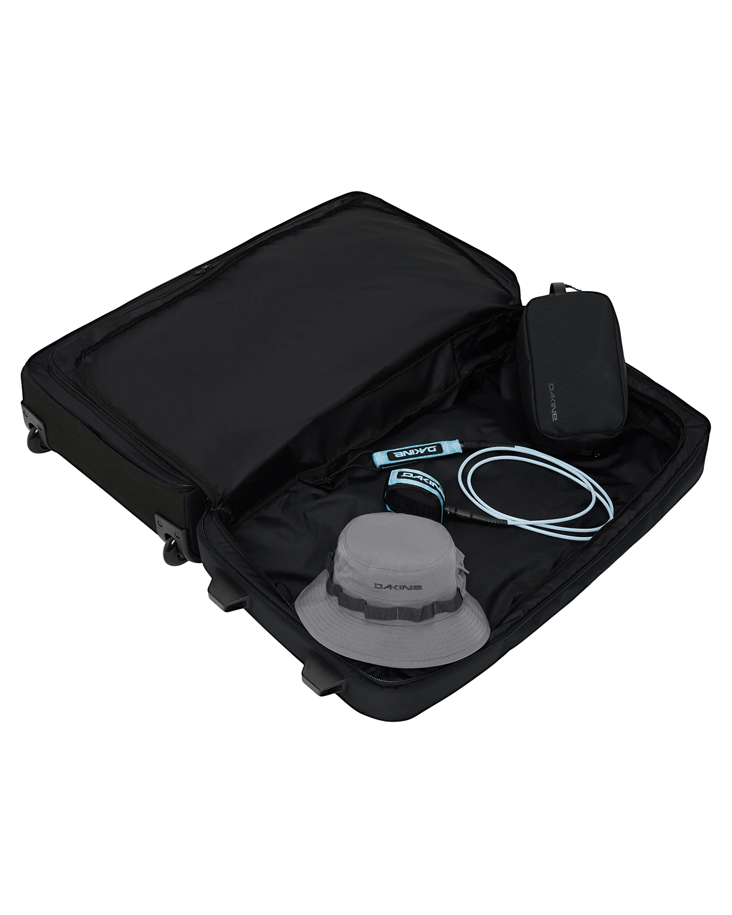 Dakine 365 Roller 120L Travel Bag - Black Luggage Bags - Trojan Wake Ski Snow