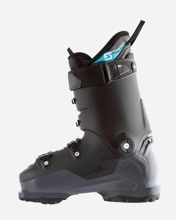 Dalbello Veloce 110 Grip Walk Ski Boot - Black / Grey Blue - 2022 Men's Snow Ski Boots - Trojan Wake Ski Snow