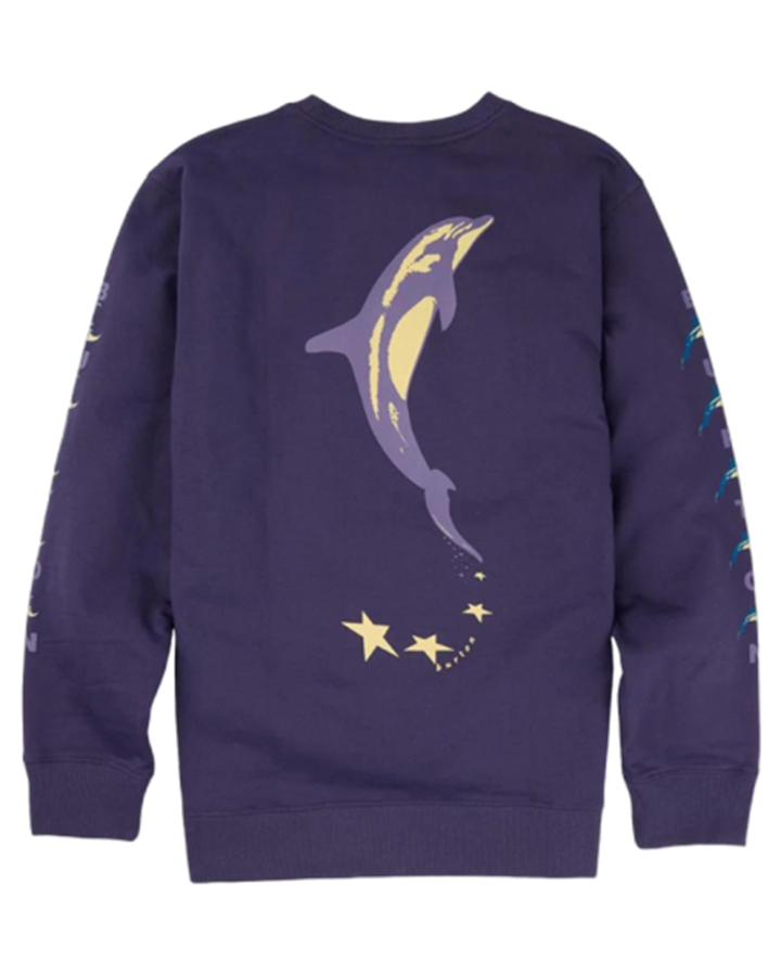 Burton 1996 Dolphin Crew - Violet Halo Hoodies & Sweatshirts - Trojan Wake Ski Snow