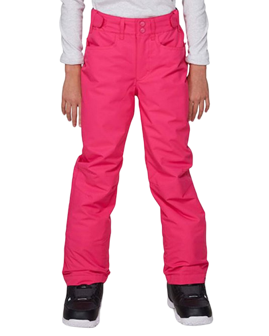 Roxy Backyard Girl Pant - Beetroot Pink Kids' Snow Pants - Trojan Wake Ski Snow