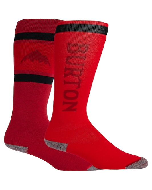 Burton Women's Weekend Midweight Socks 2-Pack - Tomato - 2023 Socks - Trojan Wake Ski Snow