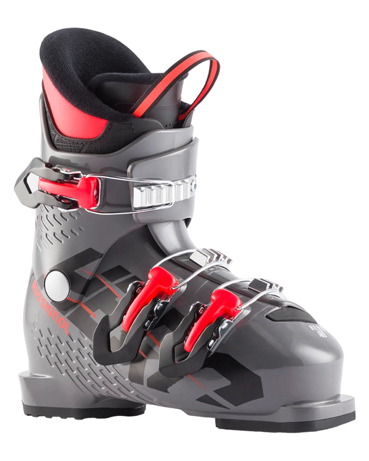 Rossignol Hero J3 Kid's Ski Boots - Meteor Grey - 2023 Kids' Snow Ski Boots - Trojan Wake Ski Snow