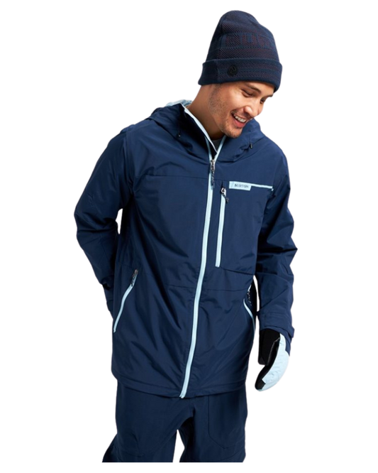 Burton Peasy Jacket - Dress Blue - 2022 Men's Snow Jackets - Trojan Wake Ski Snow