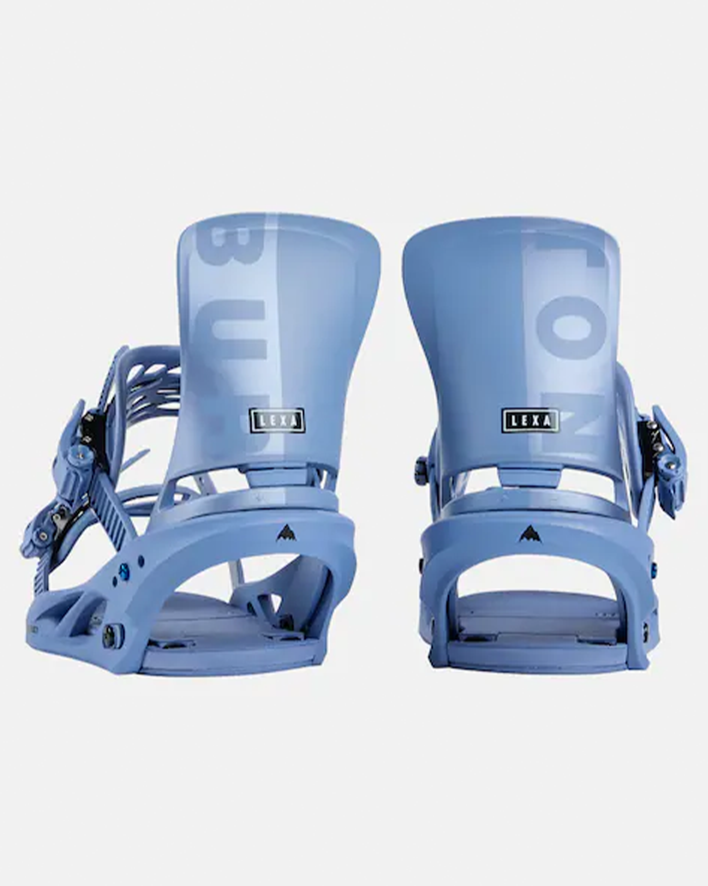 Burton Women's Lexa Re:Flex Snowboard Bindings - Slate Blue / Logo - 2024 Women's Snowboard Bindings - Trojan Wake Ski Snow