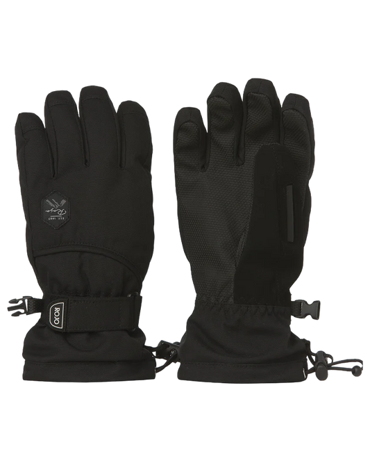 Rojo Maximise Girl's Snow Glove - True Black - 2023 Kids' Snow Gloves & Mittens - Trojan Wake Ski Snow