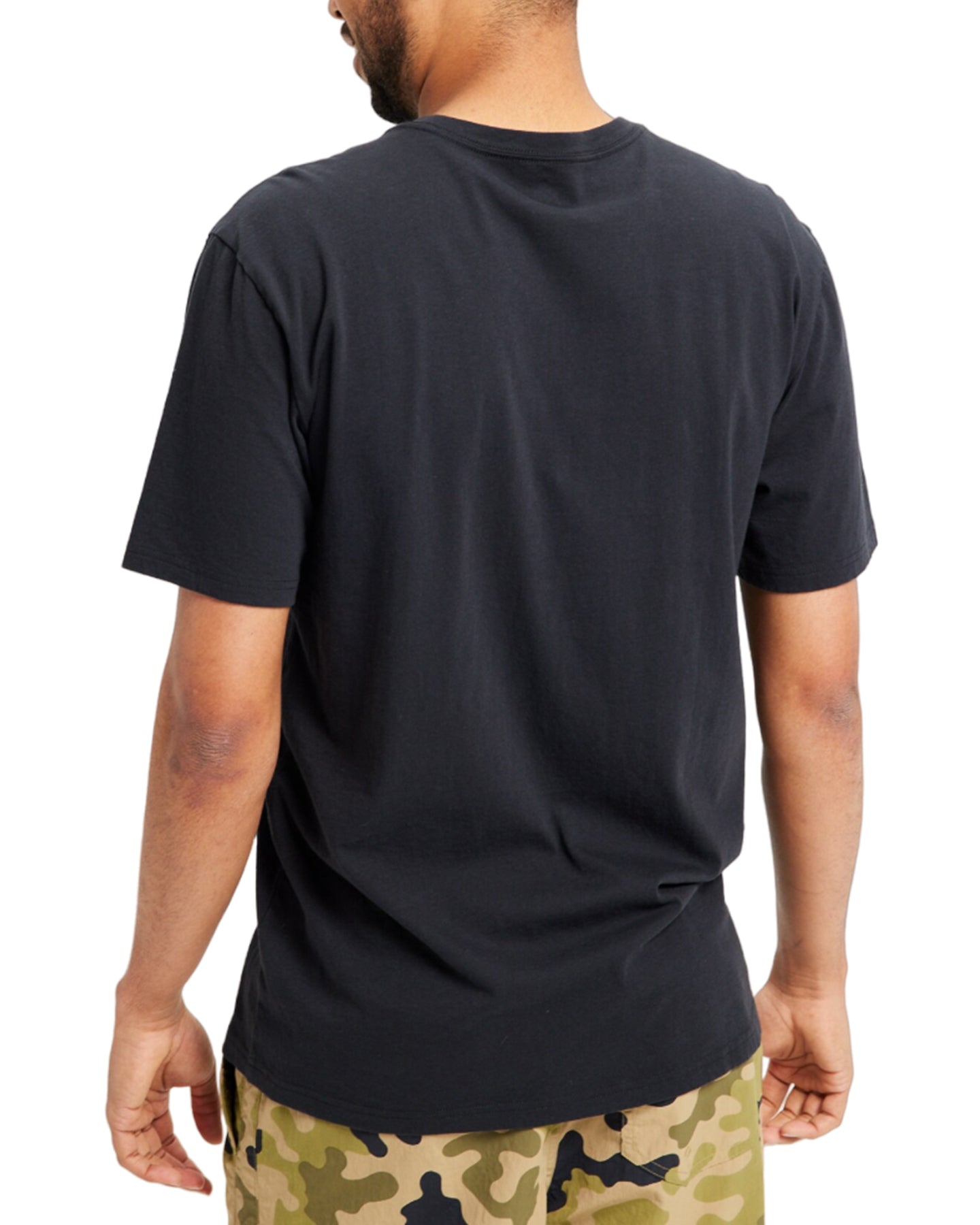 Burton Horizontal Mountain Short Sleeve T-Shirt - True Black Shirts & Tops - Trojan Wake Ski Snow
