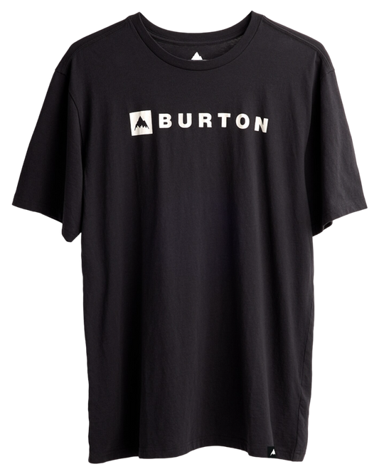 Burton Horizontal Mountain Short Sleeve T-Shirt - True Black Shirts & Tops - Trojan Wake Ski Snow