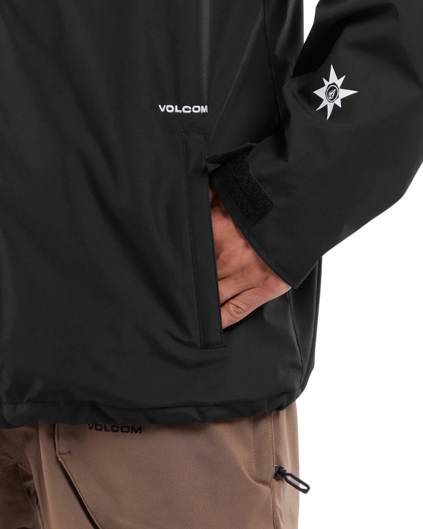 Volcom 2836 Ins Jacket - Black Men's Snow Jackets - Trojan Wake Ski Snow