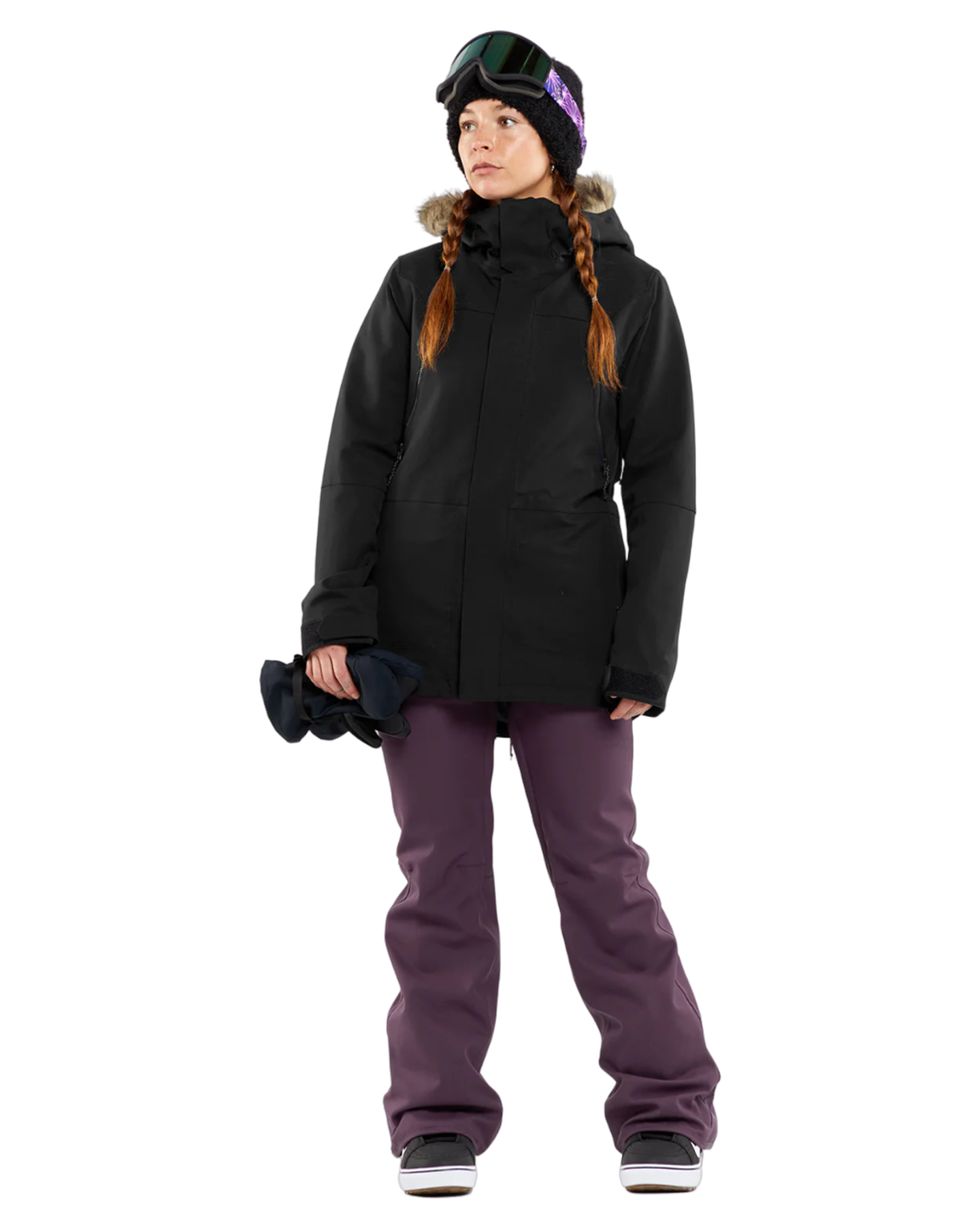 Volcom Shadow Ins Jacket - Black Women's Snow Jackets - Trojan Wake Ski Snow