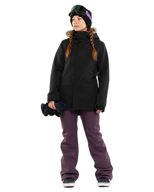 Volcom Shadow Ins Jacket - Black Women's Snow Jackets - Trojan Wake Ski Snow