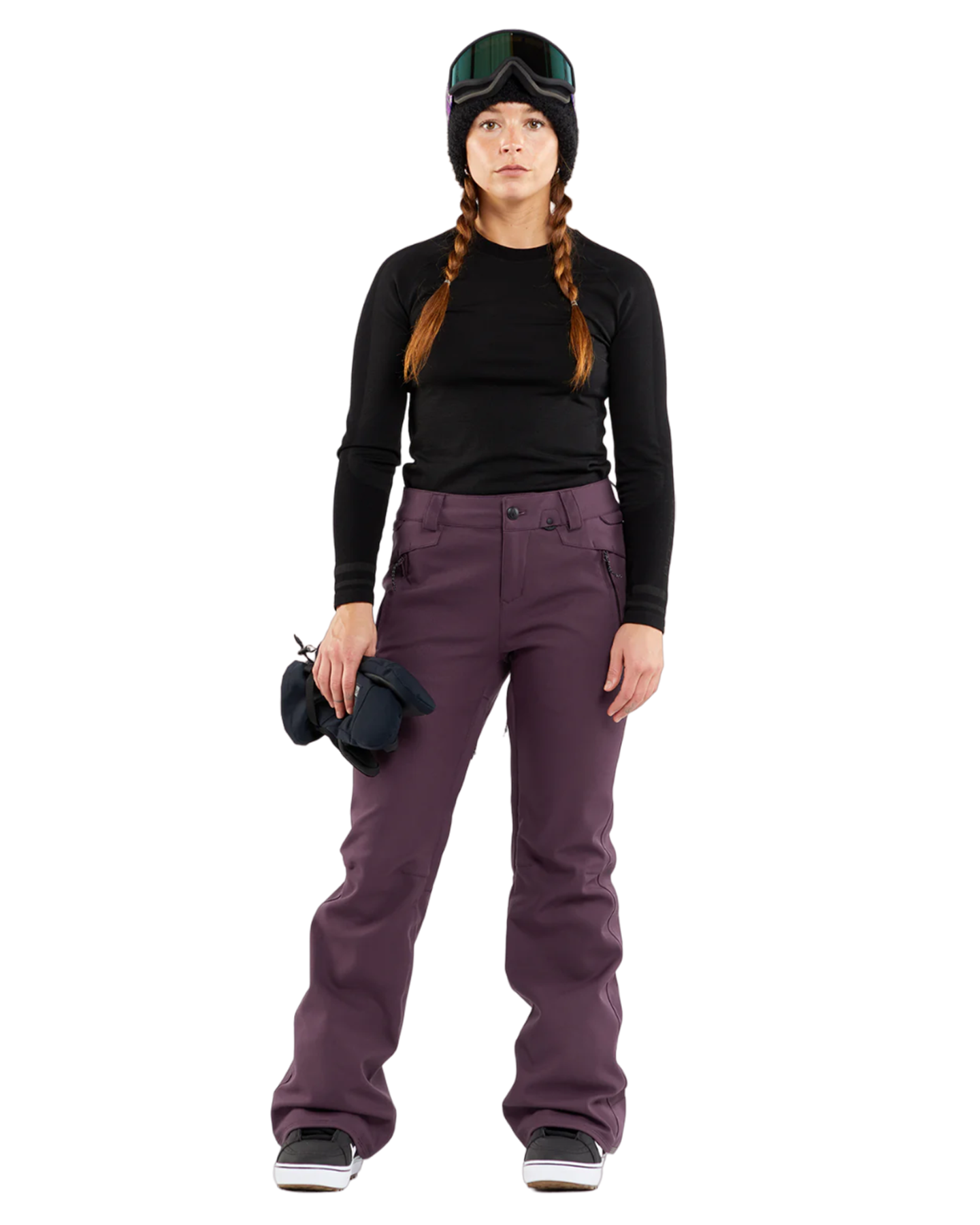 Volcom Species Stretch Pant - Blackberry Women's Snow Pants - Trojan Wake Ski Snow