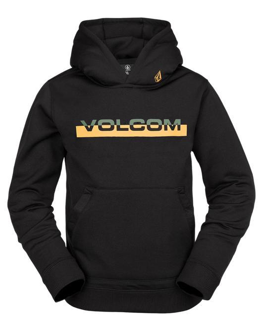 Volcom Youth Riding Fleece - Black Hoodies & Sweatshirts - Trojan Wake Ski Snow