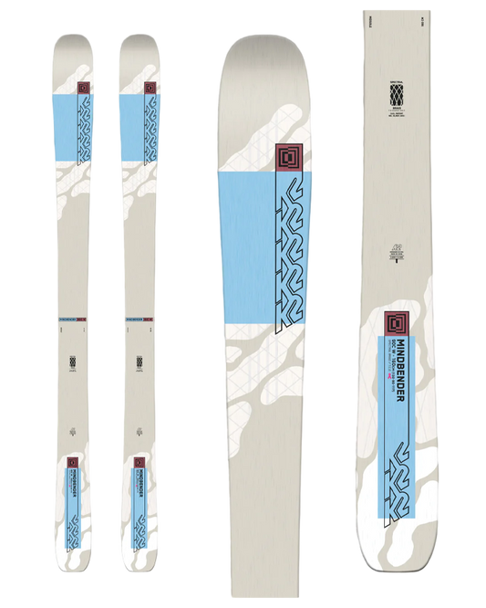 K2 Mindbender 90C Alliance Womens Skis - 2024 Women's Snow Skis - Trojan Wake Ski Snow