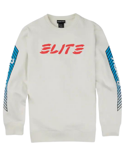 Burton 1987 Elite Crew - Stout White Hoodies & Sweatshirts - Trojan Wake Ski Snow