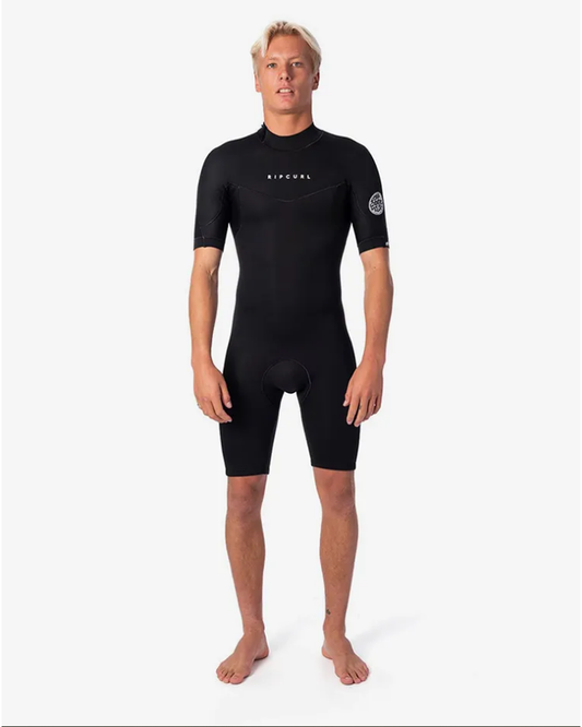 Rip Curl D Patrol 2Mm B/Z Spring Suit - Black Wetsuits - Trojan Wake Ski Snow