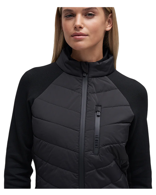Le Bent Women's Genepi Wool Insulated Hybrid Jacket - Black Jackets - Trojan Wake Ski Snow