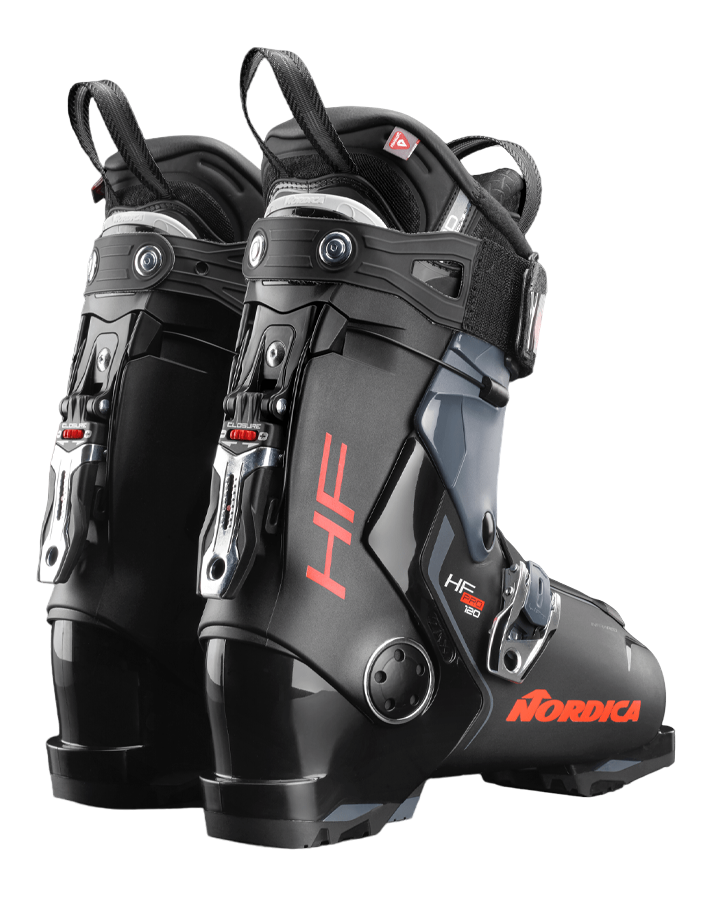 Nordica HF Pro 120 Ski Boots  - Black/Red Men's Snow Ski Boots - Trojan Wake Ski Snow