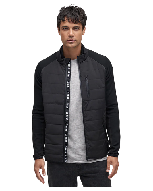 Le Bent Pramecou Wool Insulated Hybrid Jacket - Black Jackets - Trojan Wake Ski Snow