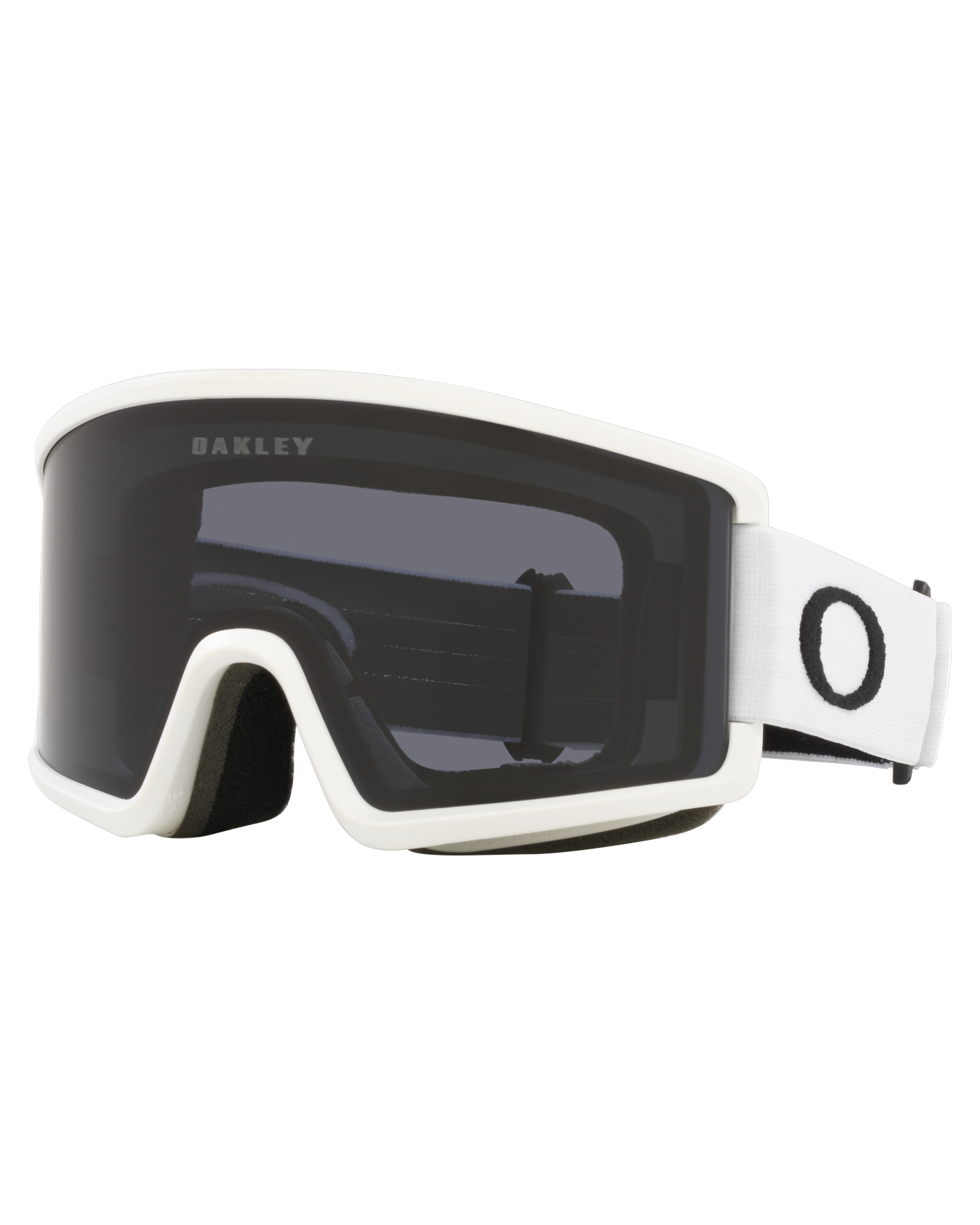 Oakley Target Line L Snow Goggles - Matte White/Dark Grey Lens