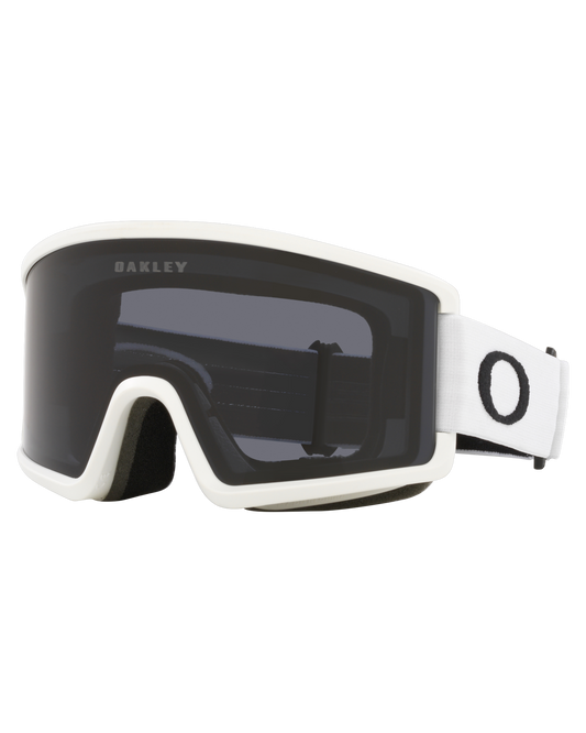 Oakley Target Line L Snow Goggles - Matte White/Dark Grey Lens