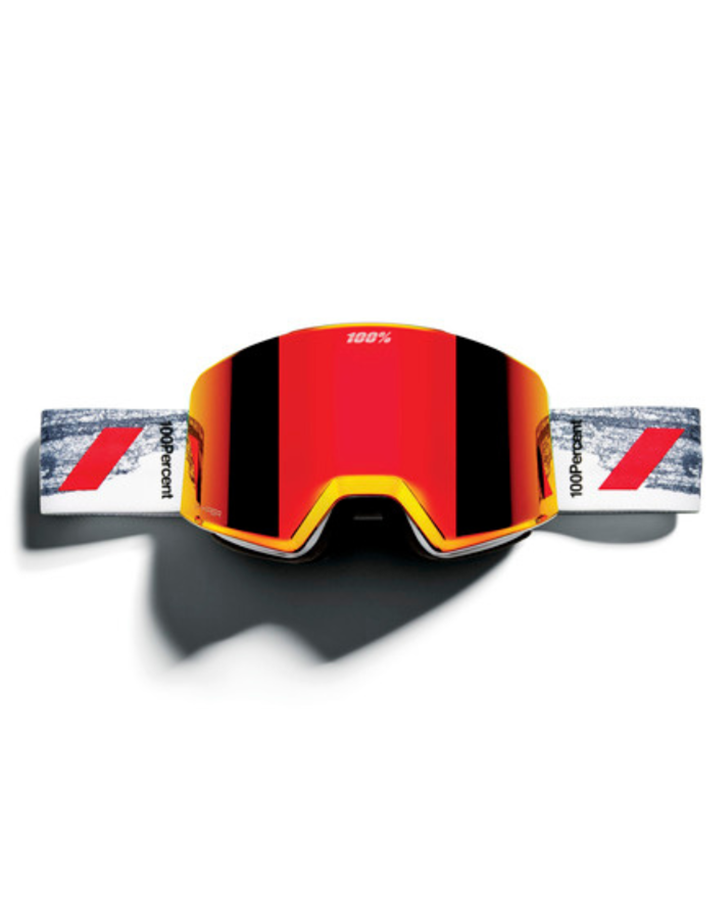 100% Norg HiPER Snow Goggles - Badlands / Red Mirror - 2023 Snow Goggles - Mens - Trojan Wake Ski Snow