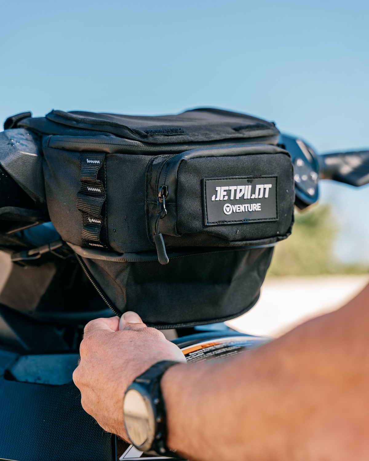 Jetpilot Venture Handle Bar Bag - Black