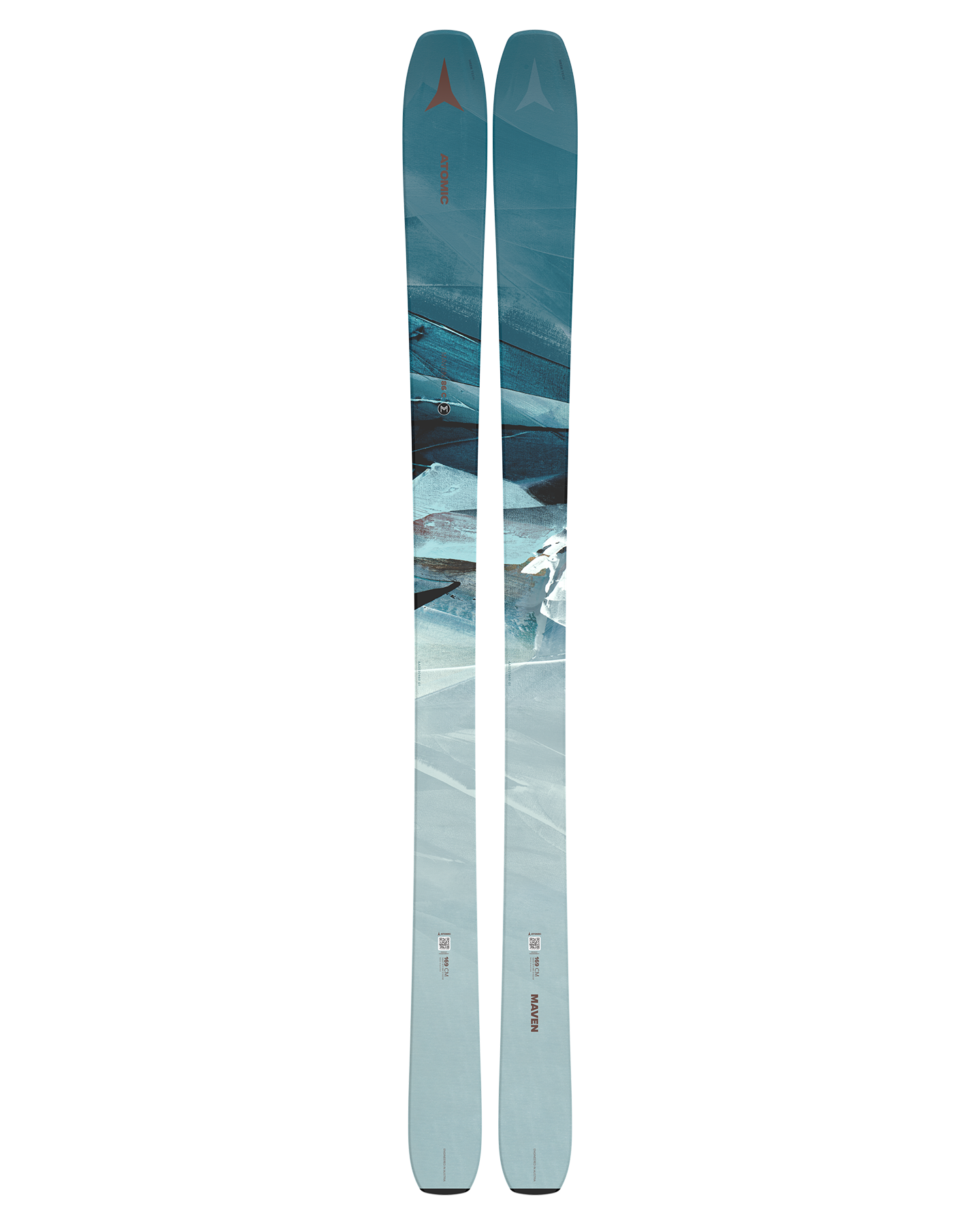 Atomic Maven 86 C Women's Snow Skis - Blue - 2025 Women's Snow Skis - Trojan Wake Ski Snow
