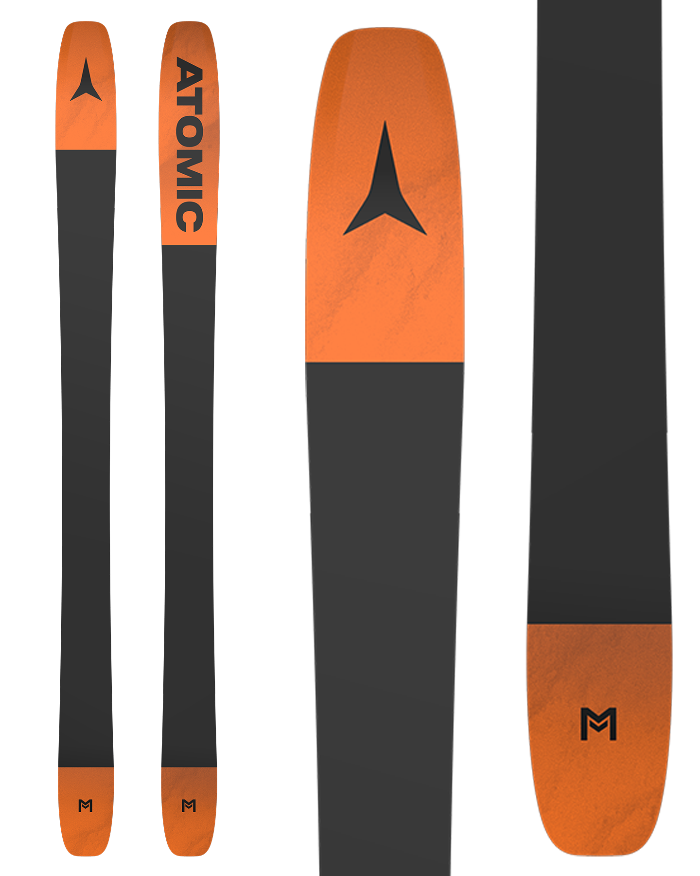 Atomic Maverick 105 Cti Snow Skis - Darkgrey/Black - 2025 Men's Snow Skis - Trojan Wake Ski Snow