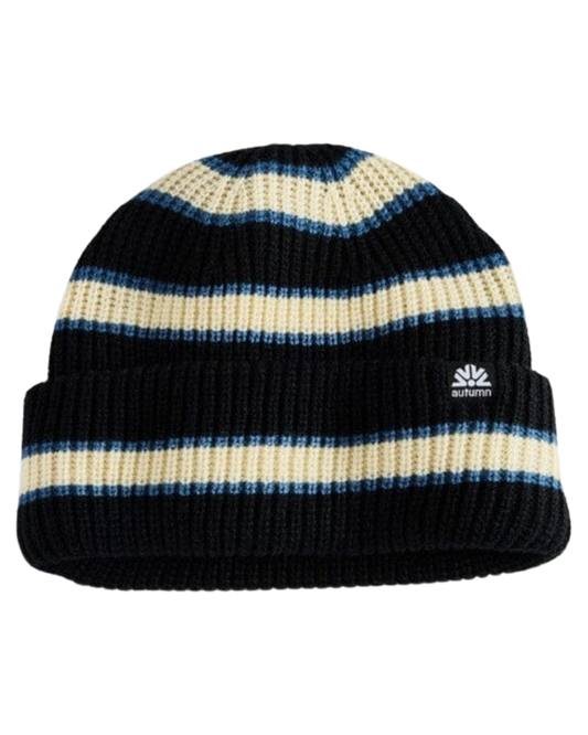 Autumn Slacker Beanie - Black Unisex Beanies - Trojan Wake Ski Snow
