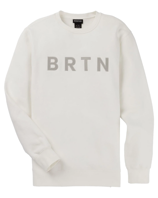 Burton Brtn Crewneck Sweatshirt - Stout White Hoodies & Sweatshirts - Trojan Wake Ski Snow