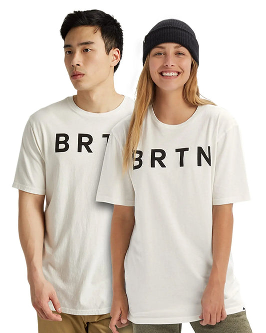Burton Brtn Short Sleeve T-Shirt - Stout White Shirts & Tops - Trojan Wake Ski Snow