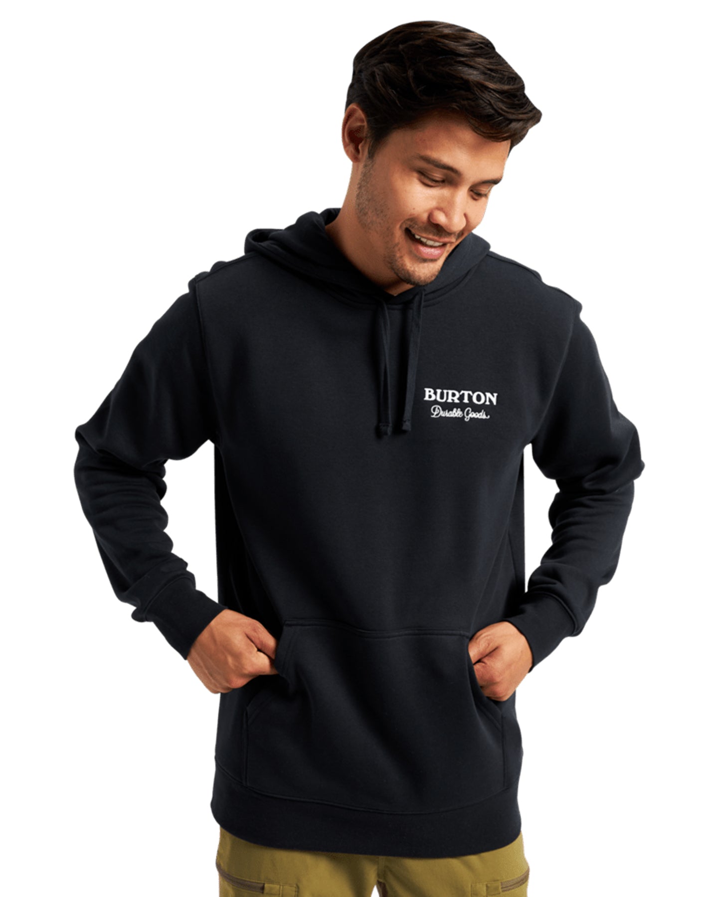 Burton Durable Goods Pullover Hoodie - True Black Hoodies & Sweatshirts - Trojan Wake Ski Snow