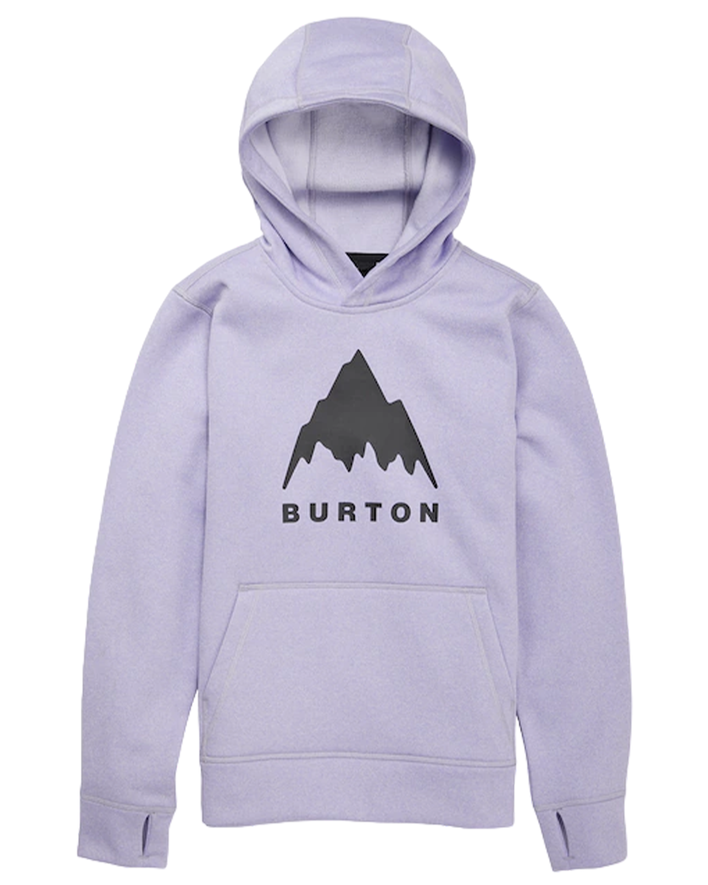 Burton Kids' Oak Pullover Hoodie - Supernova Heather Hoodies & Sweatshirts - Trojan Wake Ski Snow