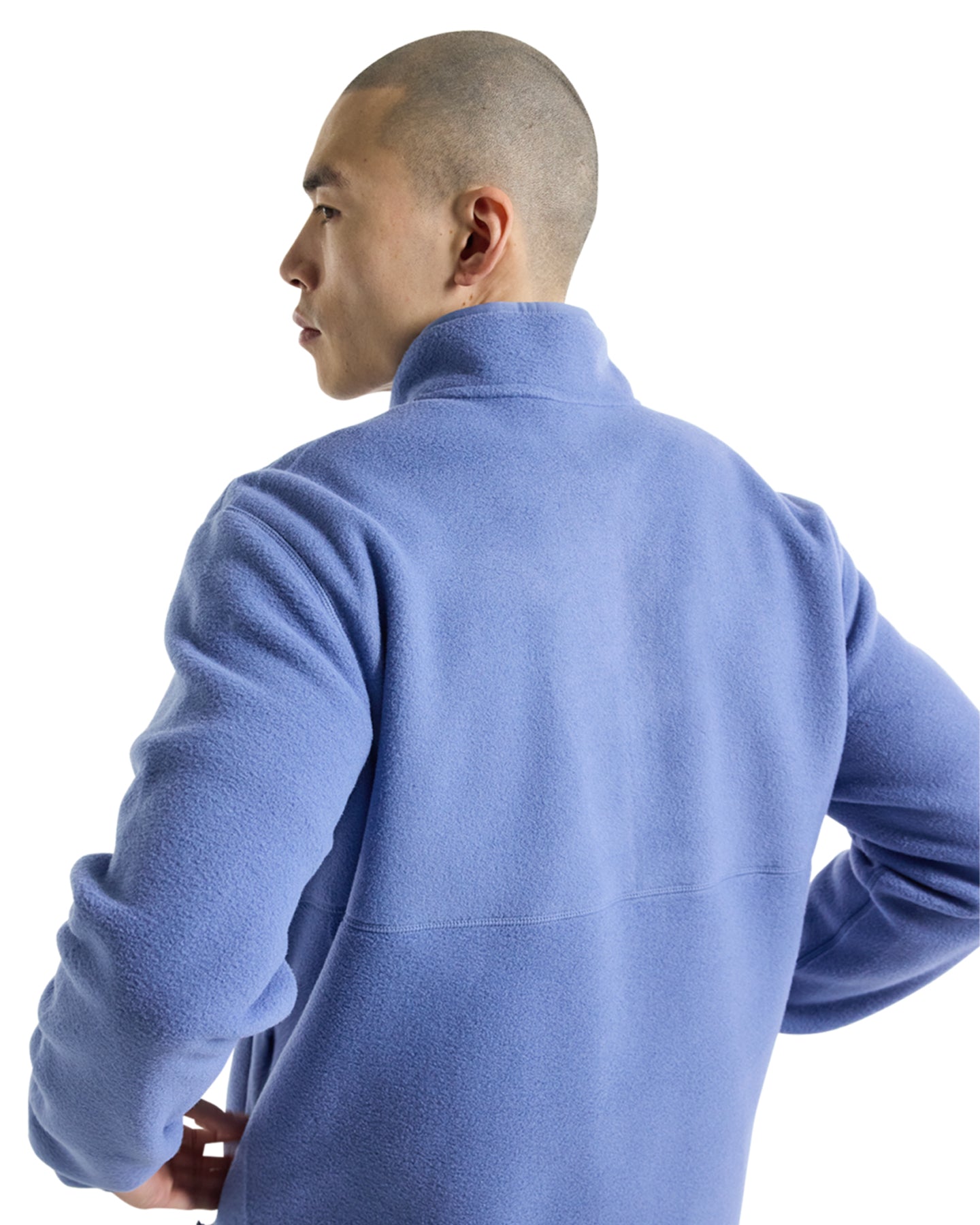 Burton Men's Cinder Fleece Pullover - Slate Blue Hoodies & Sweatshirts - Trojan Wake Ski Snow