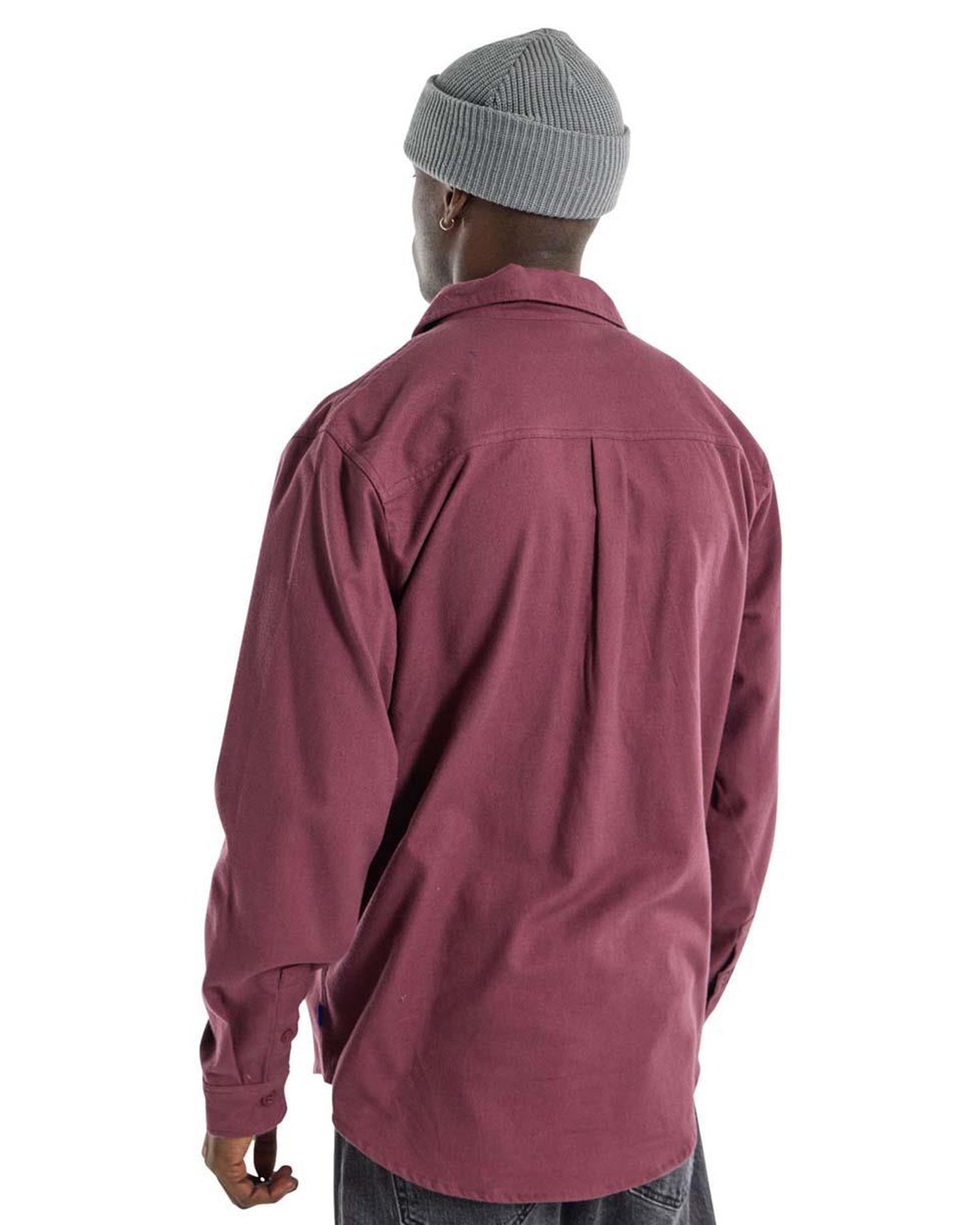 Burton Men's Favorite Long Sleeve Flannel - Almandine Shirts & Tops - Trojan Wake Ski Snow