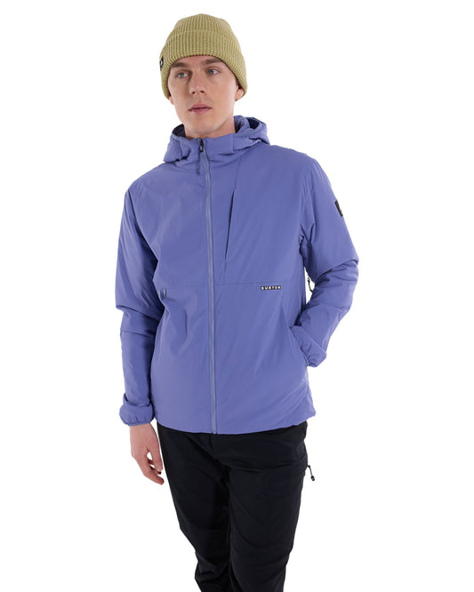 Burton Men's Multipath Hooded Insulated Jacket - Slate Blue Men's Jackets - Trojan Wake Ski Snow