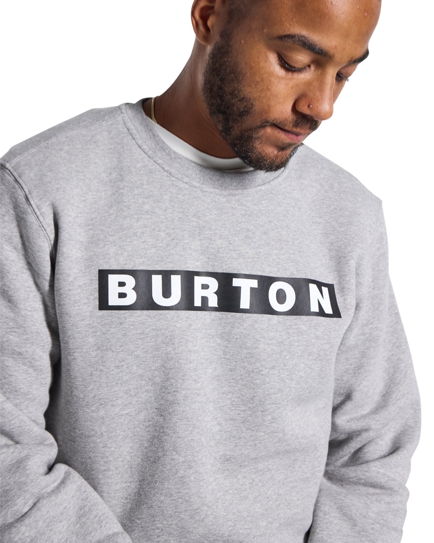 Burton Vault Crewneck Sweatshirt - Gray Heather Hoodies & Sweatshirts - Trojan Wake Ski Snow