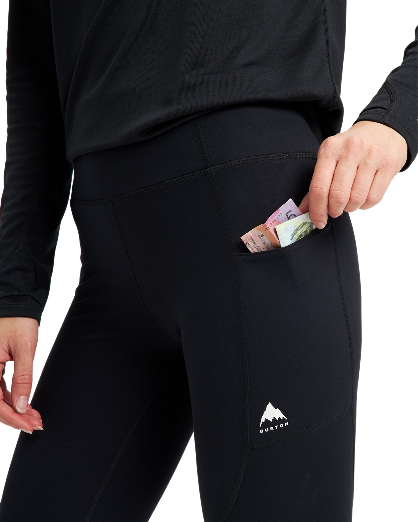 Burton Women's Multipath Pocket Leggings - True Black Women's Pants - Trojan Wake Ski Snow