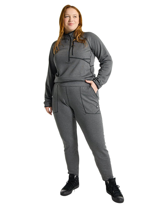 Burton Women's Stockrun Grid Pants - True Black Hoodies & Sweatshirts - Trojan Wake Ski Snow